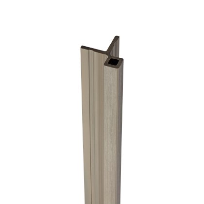 Ecoscape Forma - Silver Birch Composite Slatted Cladding Corner Trim Ecoscape Forma - Silver Birch Composite Slatted Cladding Corner Trim
