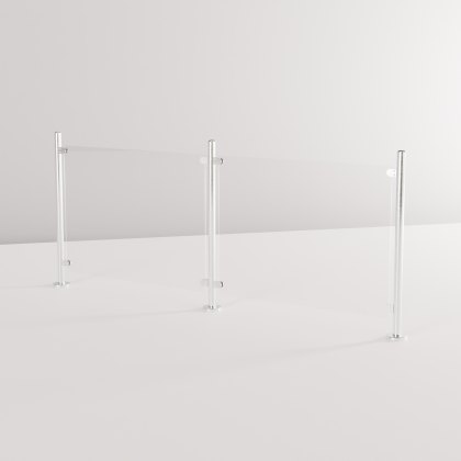 Pre-Assembled Glass Balustrade Round Corner Post with Radiused End Cap Pre-Assembled Glass Balustrade Round Corner Post with Radiused End Cap