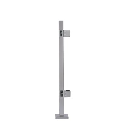 Pre-Assembled Glass Balustrade Square Corner Post with End Cap Pre-Assembled Glass Balustrade Square Corner Post with End Cap
