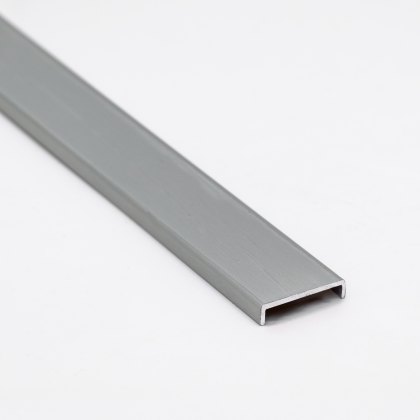 6m Aluminium Glass Capping Rail to suit 21.5mm Glass 6m Aluminium Glass Capping Rail to suit 21.5mm Glass