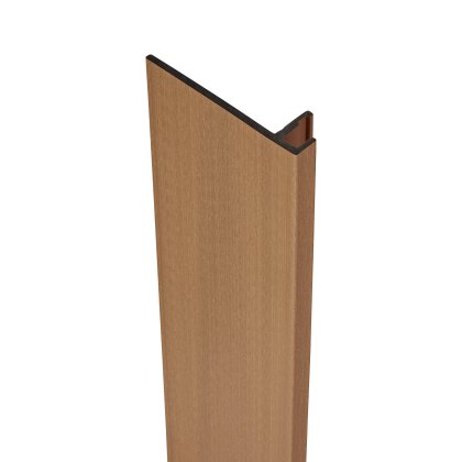 Ecoscape Forma - Spiced Oak Composite Panel Cladding Reveal Trim Ecoscape Forma - Spiced Oak Composite Panel Cladding Reveal Trim