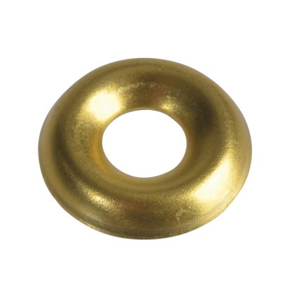 ForgeFix - Screw Cup Washers Solid Brass Polished No.6 Bag 200 ForgeFix - Screw Cup Washers Solid Brass Polished No.6 Bag 200
