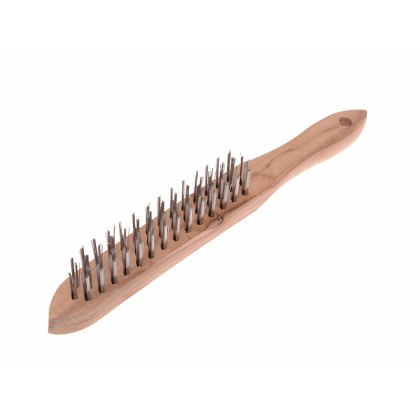 Faithfull - 580/3 Lightweight Scratch Brush - 3 Row Faithfull - 580/3 Lightweight Scratch Brush - 3 Row