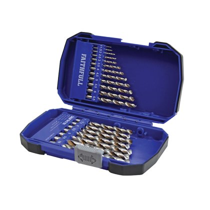 Faithfull - Cobalt HSS Drill Set M35 1-10mm 19 Piece Faithfull - Cobalt HSS Drill Set M35 1-10mm 19 Piece