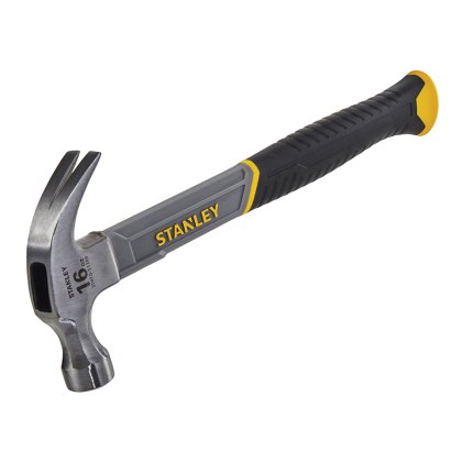 STANLEY - Curved Claw Hammer, Fibreglass Shaft STANLEY - Curved Claw Hammer, Fibreglass Shaft