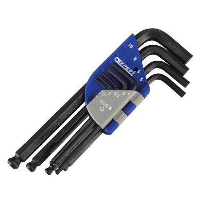 Expert - Metric Ball End Hexagon Key Long Arm Set, 9 Piece Expert - Metric Ball End Hexagon Key Long Arm Set, 9 Piece