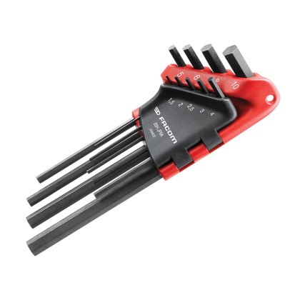 Facom - 83H.JP9A Metric Hexagon Key Long Arm Set, 9 Piece Facom - 83H.JP9A Metric Hexagon Key Long Arm Set, 9 Piece