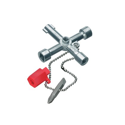 Knipex - Standard 7 Way Cabinet Control Key Knipex - Standard 7 Way Cabinet Control Key