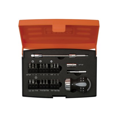 Bahco - 808050S-22 Stubby Ratchet Screwdriver Set, 22 Piece Bahco - 808050S-22 Stubby Ratchet Screwdriver Set, 22 Piece