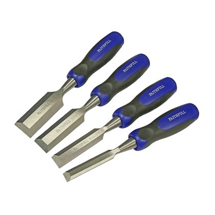 Faithfull - Bevel Edge Butt Chisel Set, 4 Piece Faithfull - Bevel Edge Butt Chisel Set, 4 Piece
