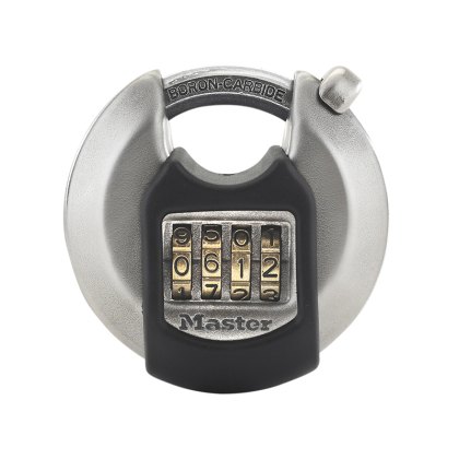 Master Lock - Excell Discus 4-Digit Combination 70mm Padlock Master Lock - Excell Discus 4-Digit Combination 70mm Padlock
