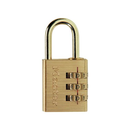 Master Lock - Brass Finish Combination Padlock Master Lock - Brass Finish Combination Padlock