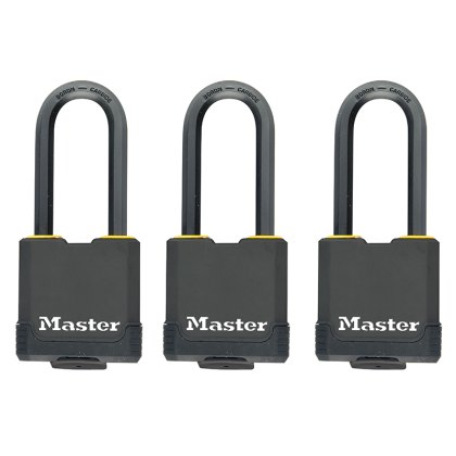 Master Lock - Excell Weather Tough 45mm Padlock 4-Pin- Keyed Alike x 3 Master Lock - Excell Weather Tough 45mm Padlock 4-Pin- Keyed Alike x 3