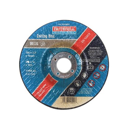 Faithfull - Depressed Centre Metal Cut Off Disc Faithfull - Depressed Centre Metal Cut Off Disc