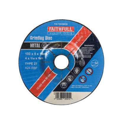 Faithfull - Depressed Centre Metal Grinding Disc Faithfull - Depressed Centre Metal Grinding Disc