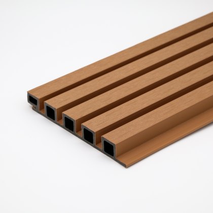 EazyClad 5S - Classic Oak Composite Extra Large 5-Batten Slatted Cladding EazyClad 5S - Classic Oak Composite Extra Large 5-Batten Slatted Cladding
