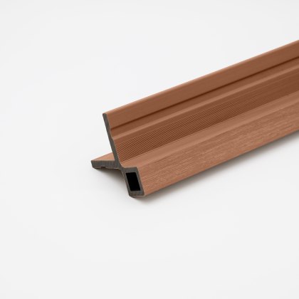 EazyClad 5S - Oak Composite Slatted Cladding Corner Trim EazyClad 5S - Oak Composite Slatted Cladding Corner Trim