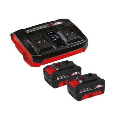 Einhell - Power X-Change Battery & Charger Starter Kit 18V 2 x 4.0Ah Li-ion Einhell - Power X-Change Battery & Charger Starter Kit 18V 2 x 4.0Ah Li-ion