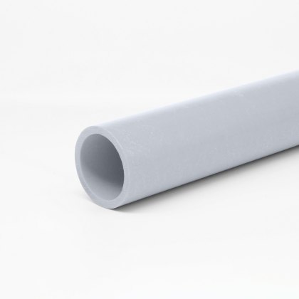 6m GRP Handrail Tube Top Rail - 50mm Diameter - Grey 6m GRP Handrail Tube Top Rail - 50mm Diameter - Grey
