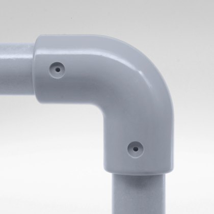 90 Degree Elbow Joint to suit 50mm GRP Handrail - Grey 90 Degree Elbow Joint to suit 50mm GRP Handrail - Grey