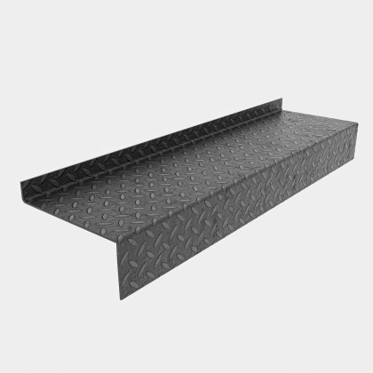 DDA Durbar Stair Tread 900 x 265 x 4.5mm - 50mm Turn up / 145mm down DDA Durbar Stair Tread 900 x 265 x 4.5mm - 50mm Turn up / 145mm down