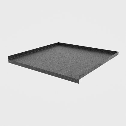 Durbar Landing Plates 1000 x 1000 x 4.5mm - 40mm Turn - 3 up / 1 down Durbar Landing Plates 1000 x 1000 x 4.5mm - 40mm Turn - 3 up / 1 down
