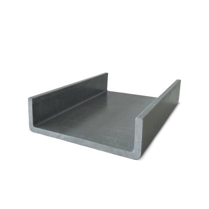 6m Pultruded GRP Channel 203mm x 55mm x 9.5mm 6m Pultruded GRP Channel 203mm x 55mm x 9.5mm