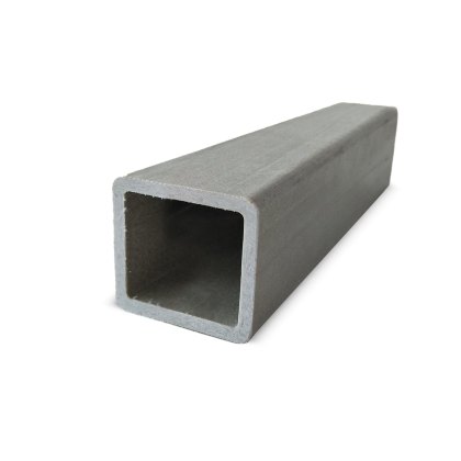 6m Pultruded GRP Box Section 100mm x 100mm - RAL 7001 - Mid Grey 6m Pultruded GRP Box Section 100mm x 100mm - RAL 7001 - Mid Grey