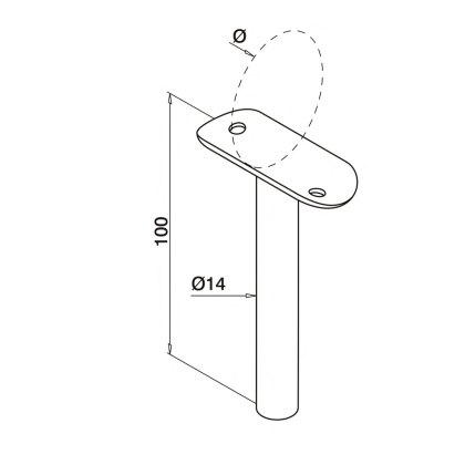 Stem With Fixed Saddle Stem With Fixed Saddle