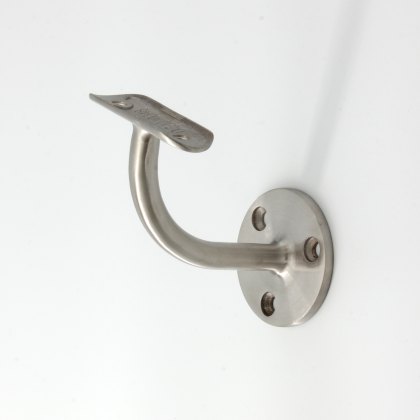 Handrail Rounded Stem Wall Bracket With Fixed Saddle Handrail Rounded Stem Wall Bracket With Fixed Saddle