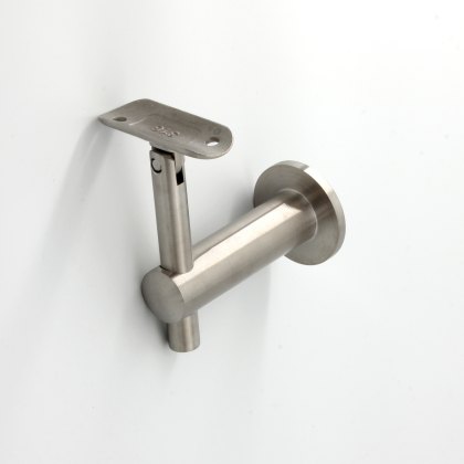 Articulated Offset Wall Bracket with Adjustable Saddle to suit 42mm Handrail - Grade 316 Articulated Offset Wall Bracket with Adjustable Saddle to suit 42mm Handrail - Grade 316