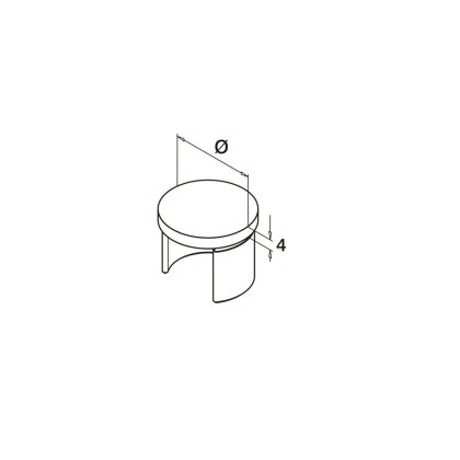 EazySlot Slotted Handrail End Cap EazySlot Slotted Handrail End Cap