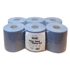 Scan - Paper Towel Wiping Roll 2-Ply 176mm x 150m (Pack 6) Scan - Paper Towel Wiping Roll 2-Ply 176mm x 150m (Pack 6)