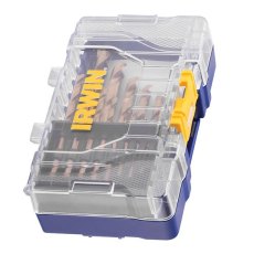 IRWIN - HSS Cobalt Drill Bit Set, 15 Piece IRWIN - HSS Cobalt Drill Bit Set, 15 Piece