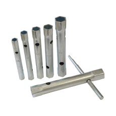 Faithfull - Box Spanner Set + Tommy Bar 6 Piece 8-19mm Faithfull - Box Spanner Set + Tommy Bar 6 Piece 8-19mm