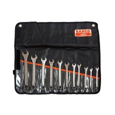 Bahco - Chrome Polished Combination Spanner Set, 11 Piece Bahco - Chrome Polished Combination Spanner Set, 11 Piece