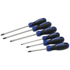 Faithfull - Boxed Soft Grip Screwdriver Set, 6 Piece Faithfull - Boxed Soft Grip Screwdriver Set, 6 Piece