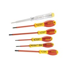 STANLEY - FatMax VDE Insulated Screwdriver Set, 6 Piece STANLEY - FatMax VDE Insulated Screwdriver Set, 6 Piece