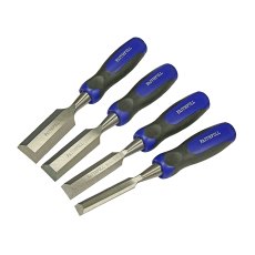 Faithfull - Bevel Edge Butt Chisel Set, 4 Piece Faithfull - Bevel Edge Butt Chisel Set, 4 Piece
