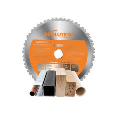 Evolution - Multi-Material Mitre Saw Blade 255 x 25.4mm x 28T Evolution - Multi-Material Mitre Saw Blade 255 x 25.4mm x 28T