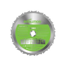 Evolution - FURY Multi-Purpose TCT Circular Saw Blade 210 x 25.4mm x 20T Evolution - FURY Multi-Purpose TCT Circular Saw Blade 210 x 25.4mm x 20T
