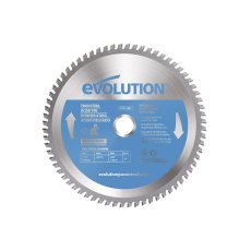 Evolution - Thin Steel Cutting Mitre Saw Blade 185 x 20mm x 68T Evolution - Thin Steel Cutting Mitre Saw Blade 185 x 20mm x 68T