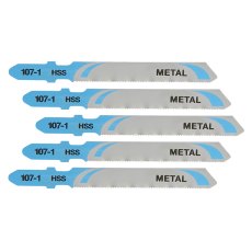 DEWALT - HSS Metal Cutting Jigsaw Blades Pack of 5 T118G DEWALT - HSS Metal Cutting Jigsaw Blades Pack of 5 T118G