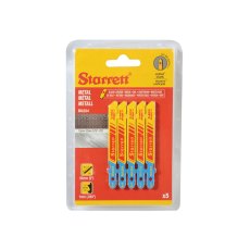 Starrett - BU224-5 Metal Cutting Jigsaw Blades Pack of 5 Starrett - BU224-5 Metal Cutting Jigsaw Blades Pack of 5