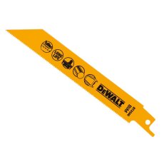 DEWALT - Bi-Metal Reciprocating Blade for Metal Cordless 152mm x 18 TPI (Pack 5) DEWALT - Bi-Metal Reciprocating Blade for Metal Cordless 152mm x 18 TPI (Pack 5)