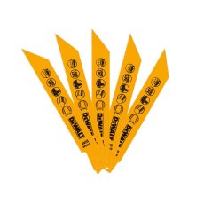 DEWALT - Bi-Metal Reciprocating Blade for Metal Cordless 152mm x 18 TPI (Pack 5) DEWALT - Bi-Metal Reciprocating Blade for Metal Cordless 152mm x 18 TPI (Pack 5)