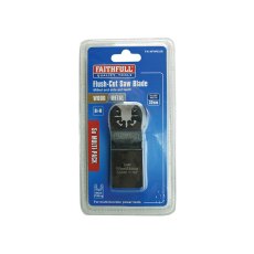 Faithfull - Bi-Metal Flush Cut Wood/Metal Blades 32mm (Pack 5) Faithfull - Bi-Metal Flush Cut Wood/Metal Blades 32mm (Pack 5)
