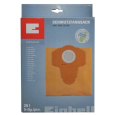 Einhell - Dust Bags For Vacuums Pack of 5 Einhell - Dust Bags For Vacuums Pack of 5