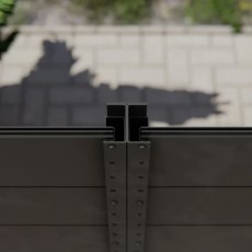 DuraPost Sleek® Aluminium Infill Profile (Pack of 3) 1.83m - Black DuraPost Sleek® Aluminium Infill Profile (Pack of 3) 1.83m - Black