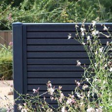 DuraPost Urban® 6ft Slatted Composite Boards (Pack of 2) - Charcoal DuraPost Urban® 6ft Slatted Composite Boards (Pack of 2) - Charcoal
